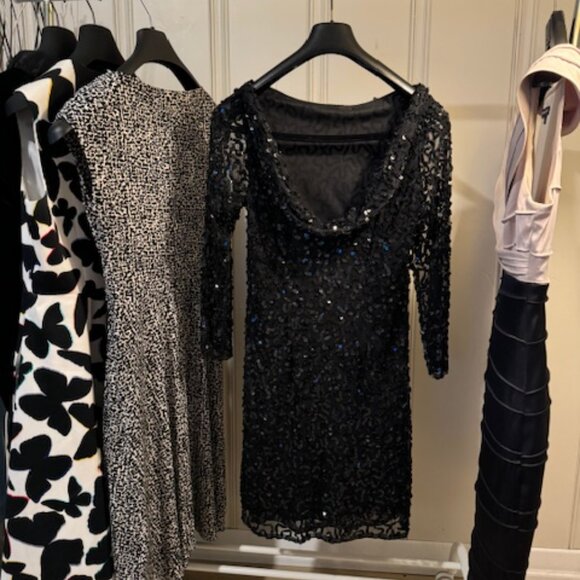 Pisarro Nights Black Sequin Dress - Picture 6 of 10